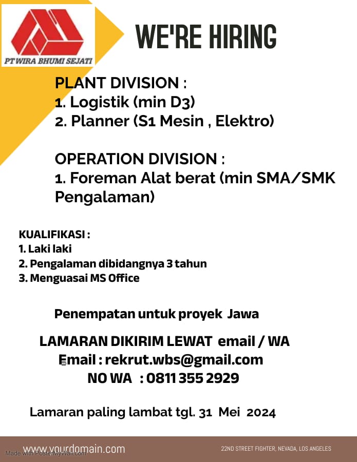 Cover PT WIRA BHUMI SEJATI
